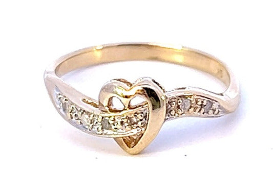 Heart-Shaped Diamond Ring