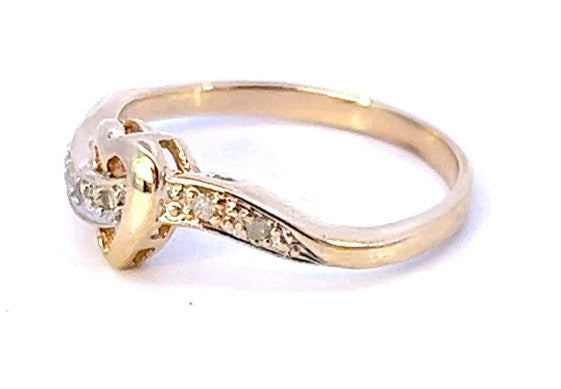 Heart-Shaped Diamond Ring