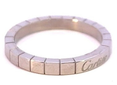 Genuine Cartier White Gold Wedding Band