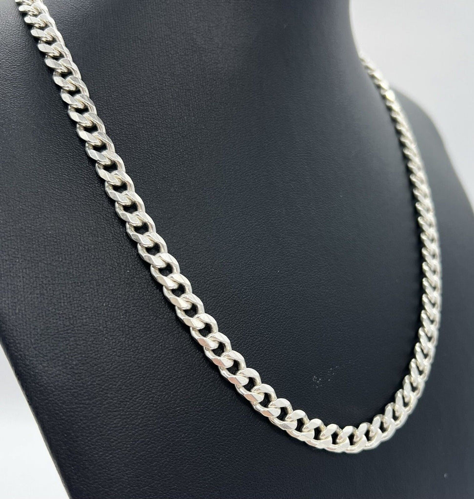 925 Sterling Silver Curb Link Chain Necklace