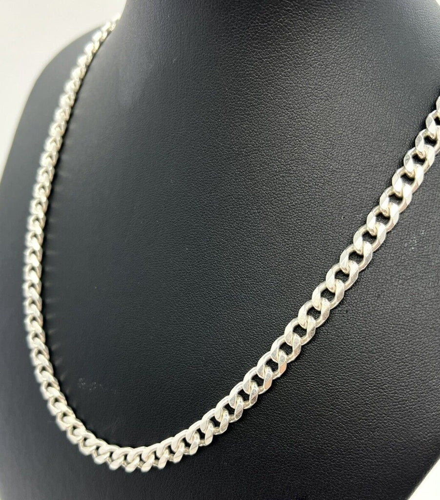 925 Sterling Silver Curb Link Chain Necklace