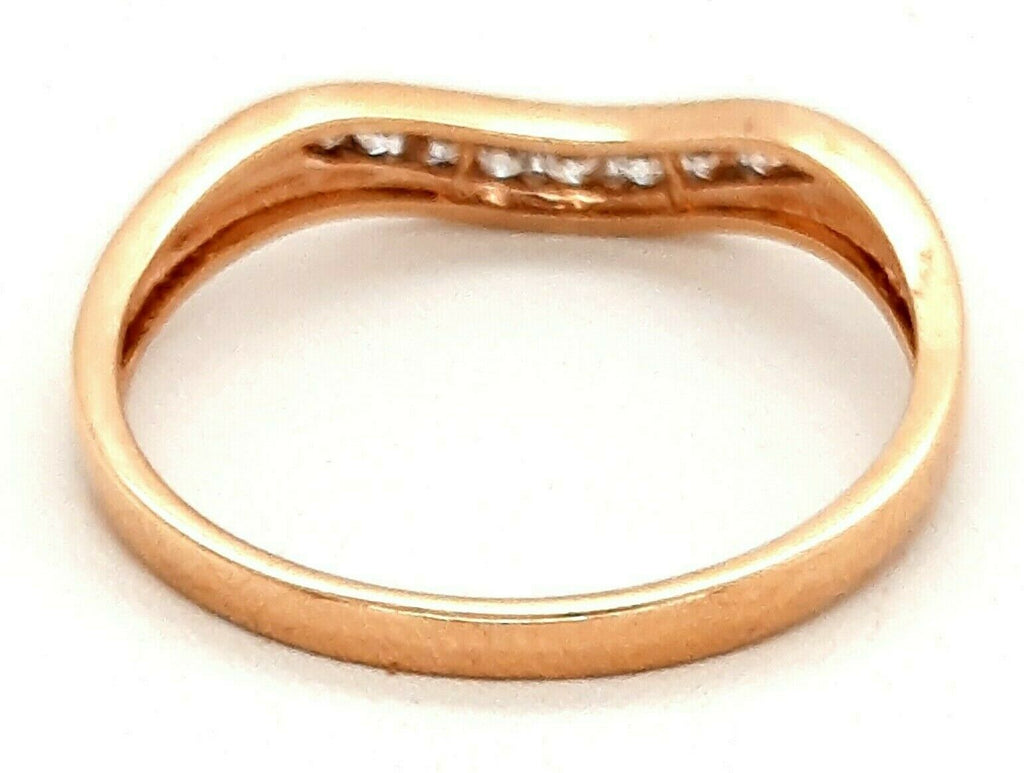 9ct Yellow Gold 9 Diamond Ring