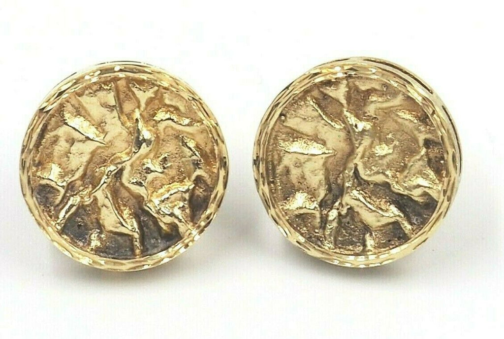 14ct Yellow Gold Stud Earrings