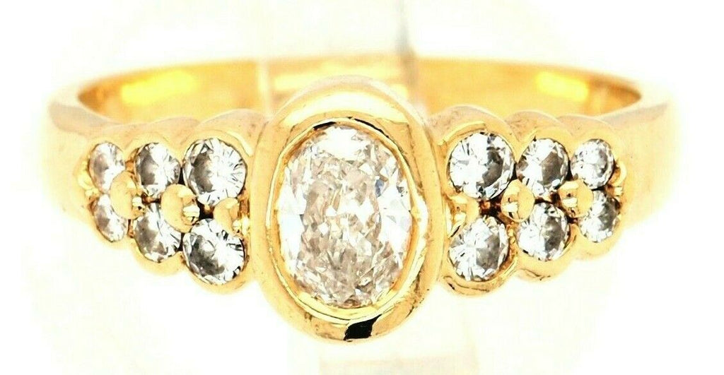 Diamond 18ct Yellow Gold Ring