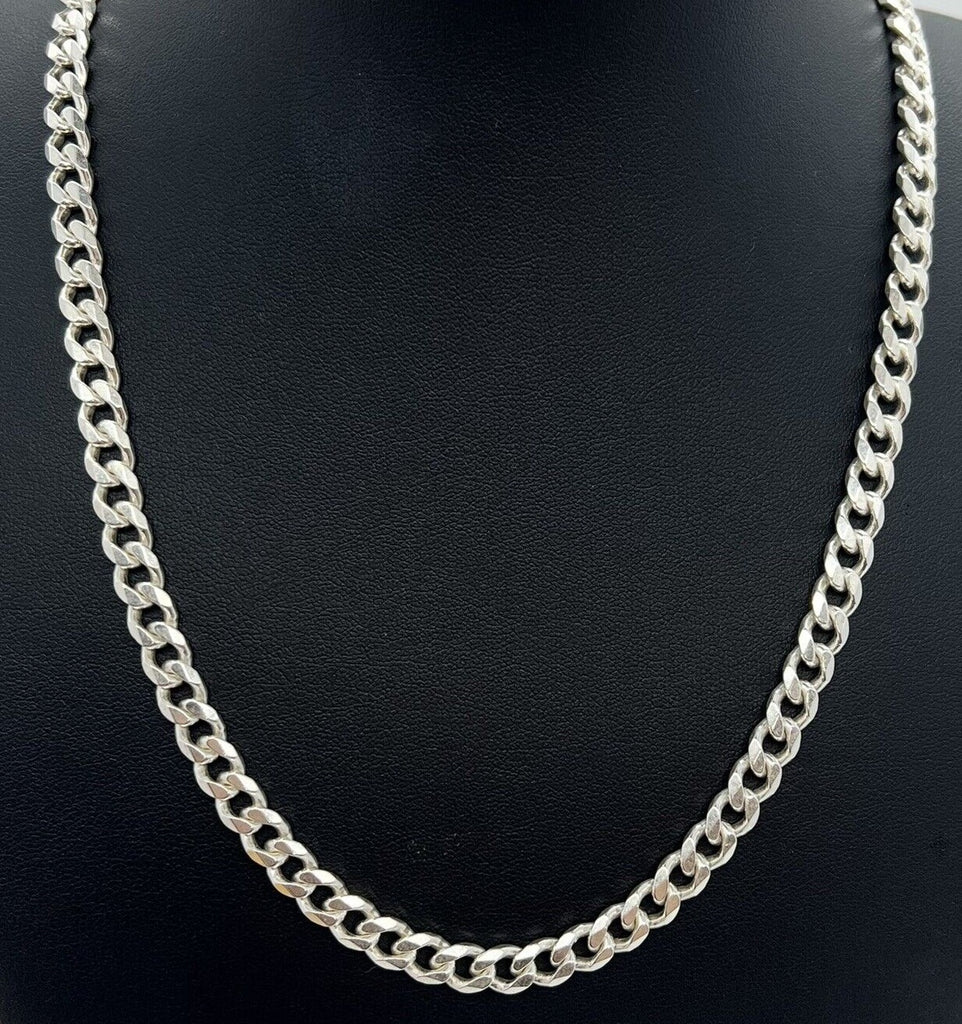 925 Sterling Silver Curb Link Chain Necklace