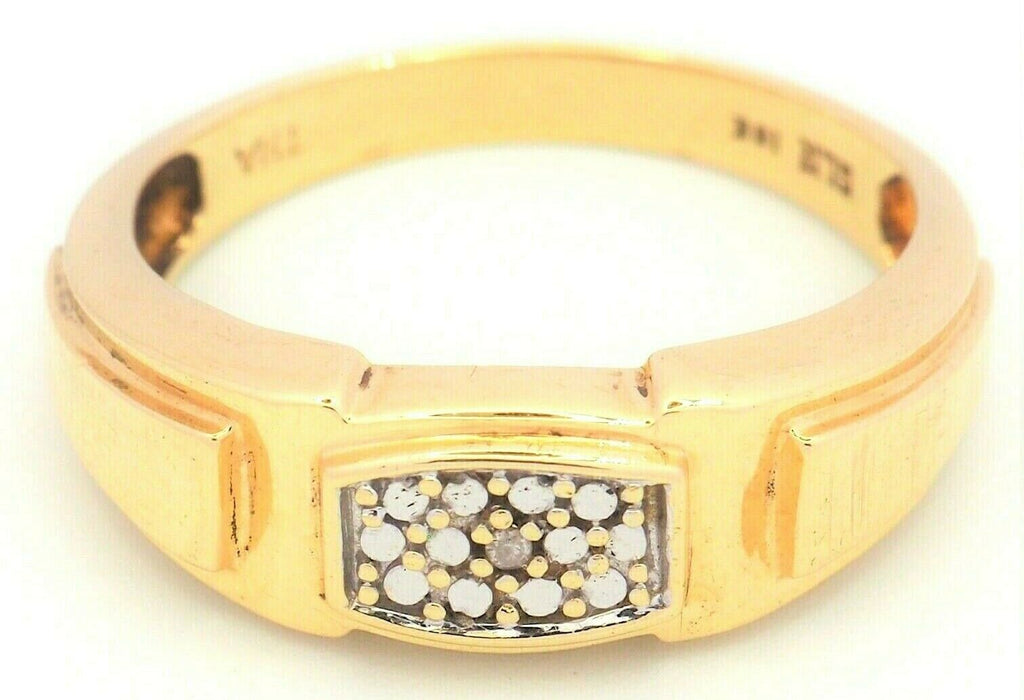 Diamond 10ct Yellow Gold Ring