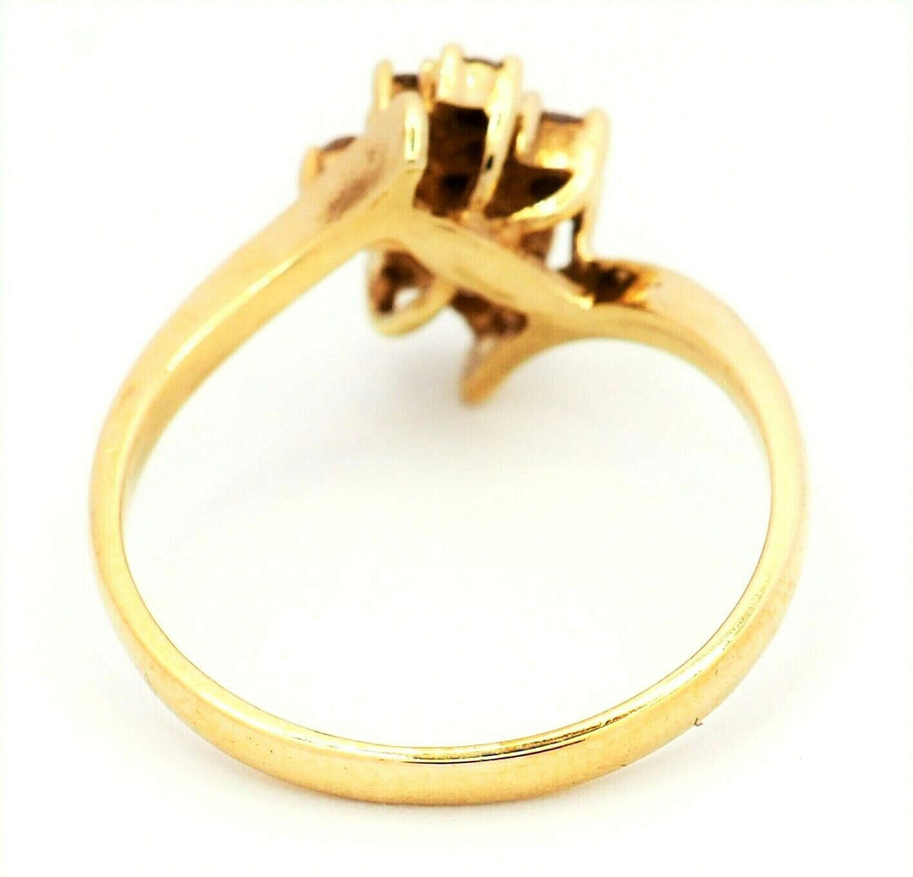 9ct Yellow Gold 9 Diamond Dress Ring  