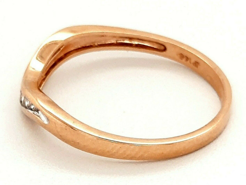 9ct Yellow Gold 9 Diamond Ring