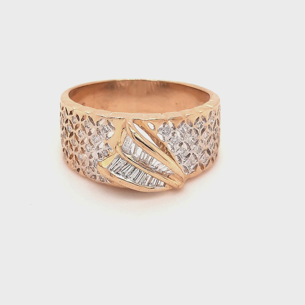 18ct Yellow Gold Diamond Ring