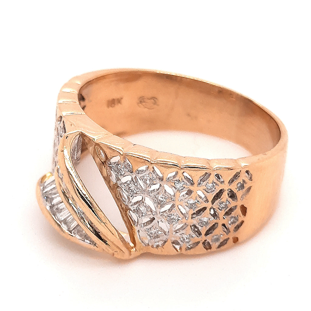 18ct Yellow Gold Diamond Ring