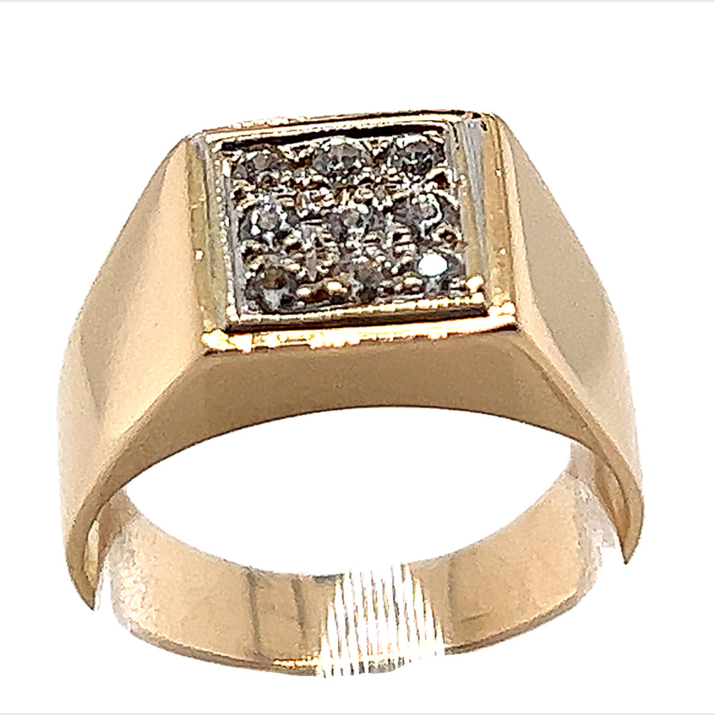 18ct Yellow Gold Diamond Ring TDW 0.34ct