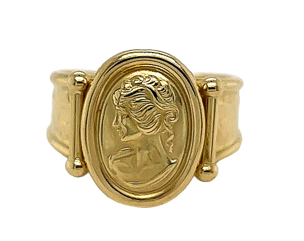 18ct Yellow Gold Cuff Ring