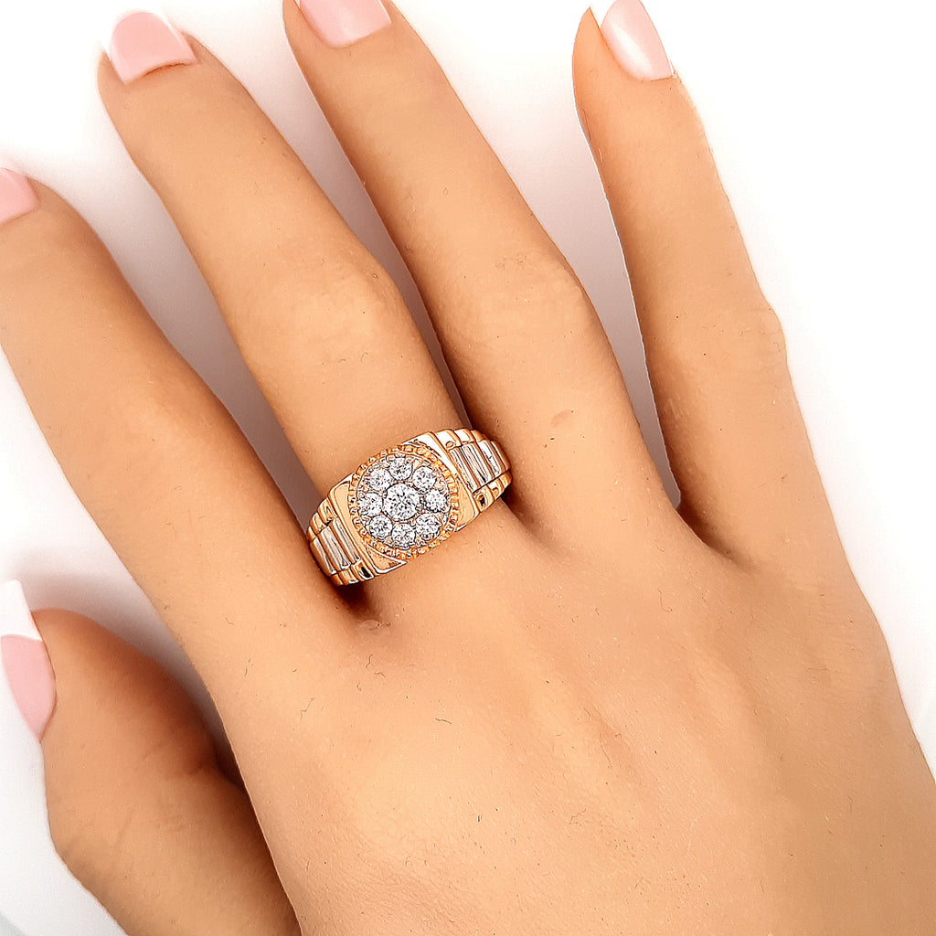 18ct Yellow Gold Cubic Zirconia Ring