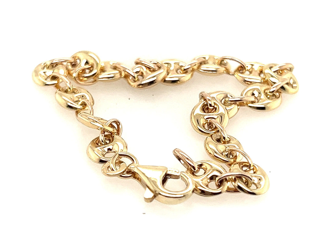 9ct Yellow Gold Oval Link Bracelet