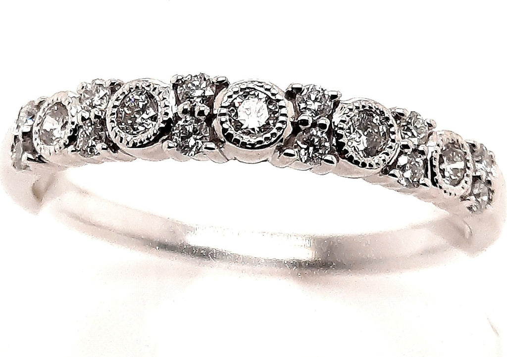 10ct White Gold Diamond Ring TDW 0.34ct