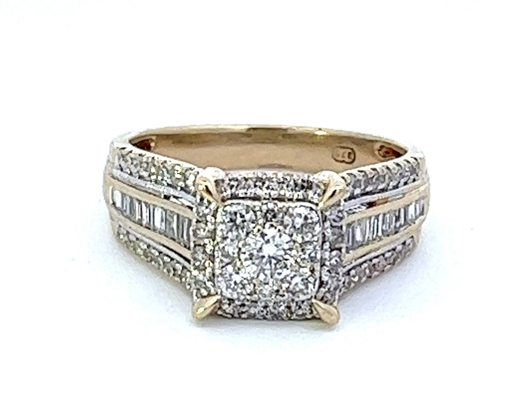 Yellow Gold & Diamond Ring TDW 1.00ct