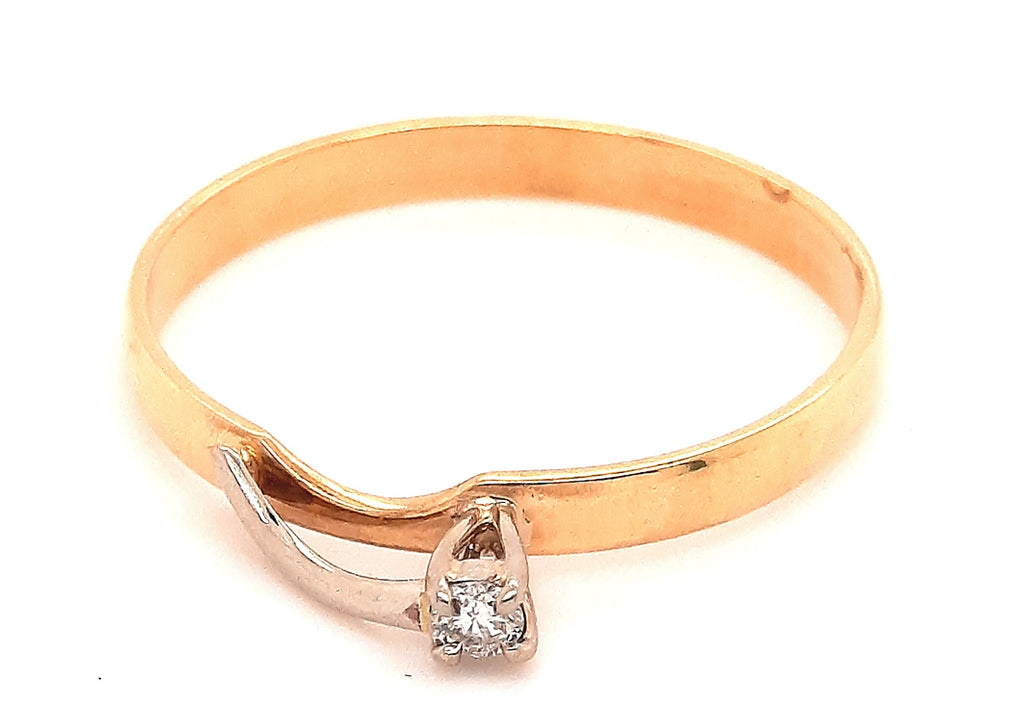 Diamond 18ct Yellow & White Gold