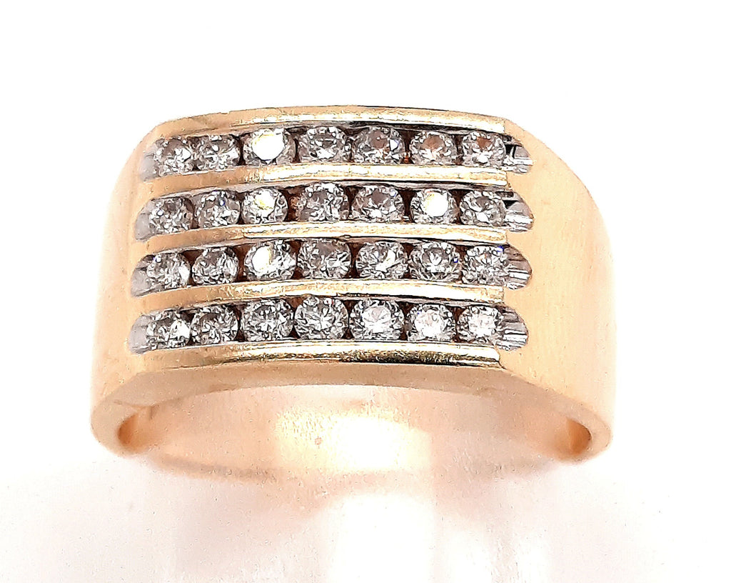 Diamond 10ct Yellow Gold Ring