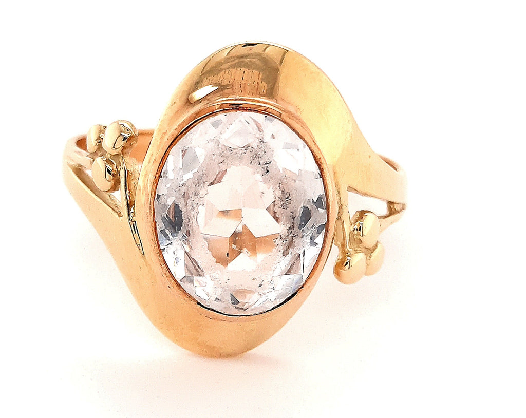 14ct Yellow Gold & Spinel Ring