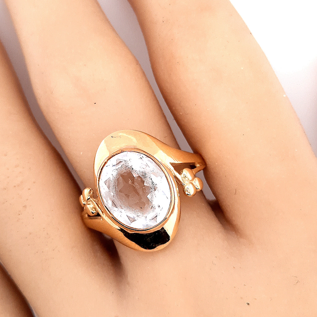 14ct Yellow Gold & Spinel Ring