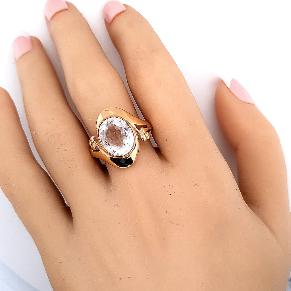 14ct Yellow Gold & Spinel Ring