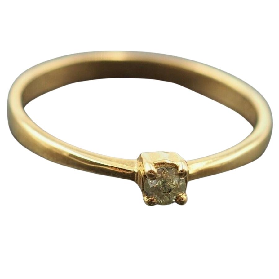 18ct Yellow Gold Diamond Ring