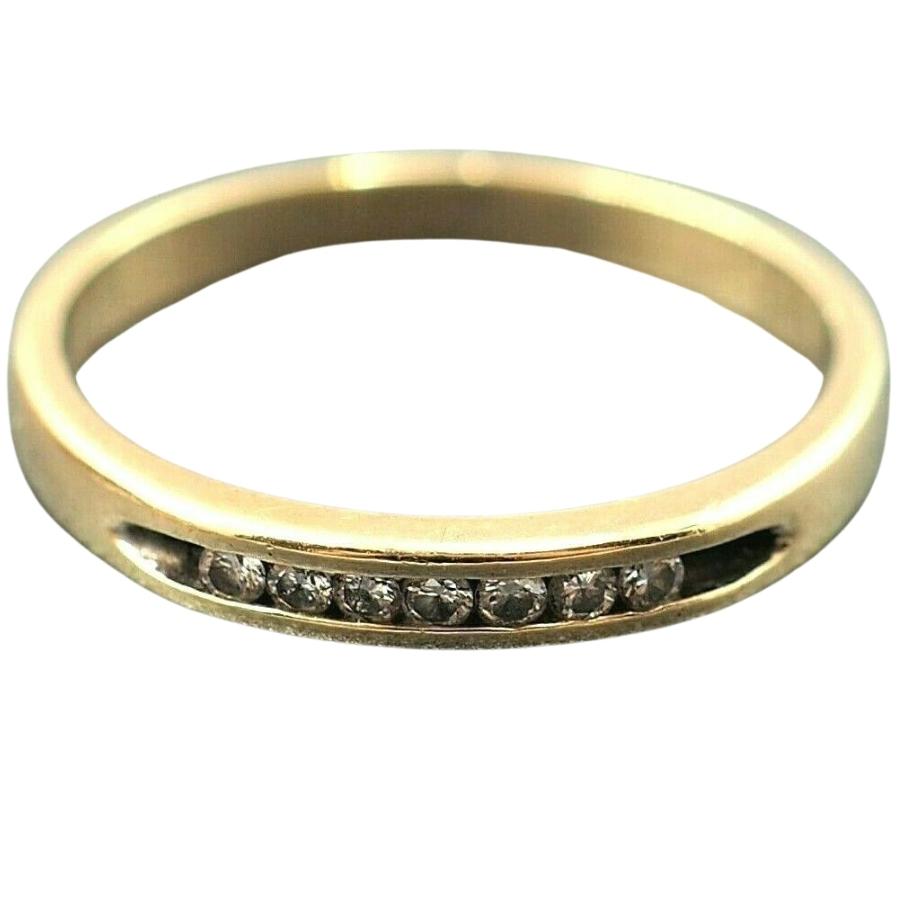 9ct Yellow Gold Diamond Ring